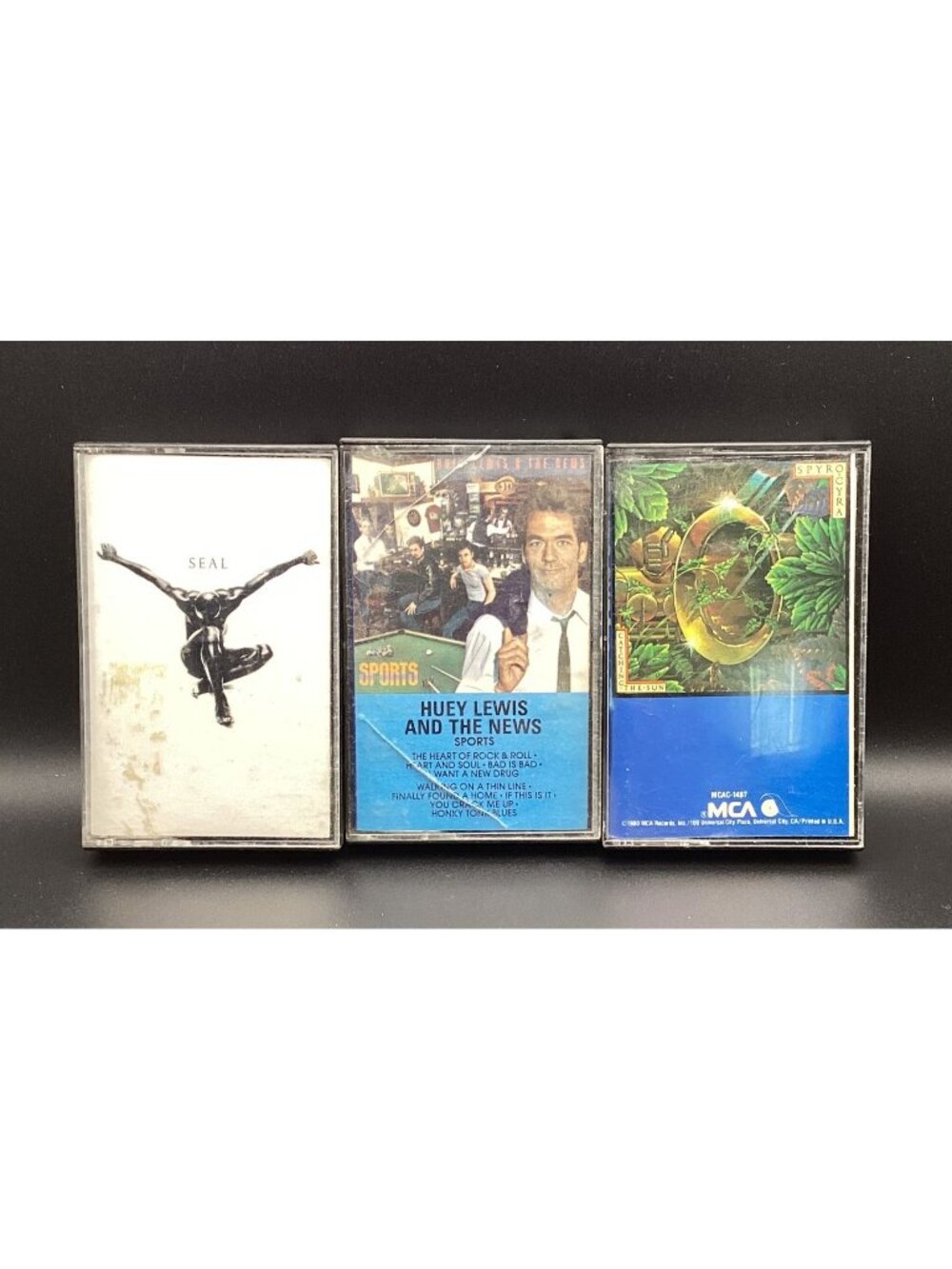 Huey Lewis & the News (1983) Seal (1994) by Seal & Spyro Gyra Cassette Tapes Lot
